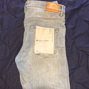 Purple Brand Men's Slim Light Blue Jeans